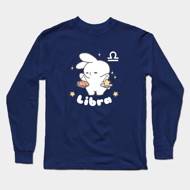 Libra Loppi Tokki Bunny Zodiac Series Long Sleeve T-Shirt by LoppiTokki